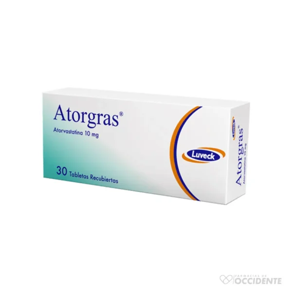 ATORGRAS COMPRIMIDOS 10MG X 30