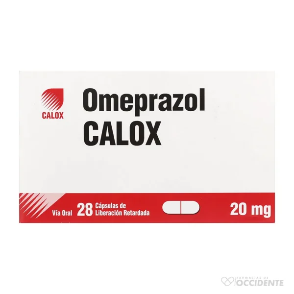 OMEPRAZOL CALOX CAPSULAS 20MG X 28