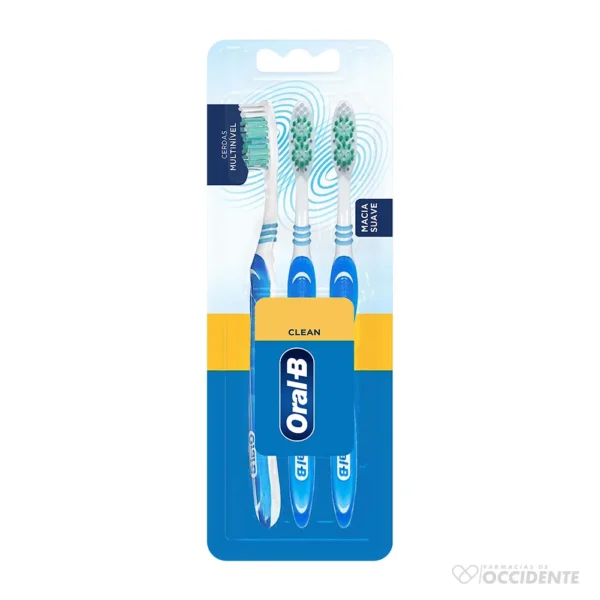 CEPILLO ORAL-B LIMPIEZA PROFUNDA SUAVE X3