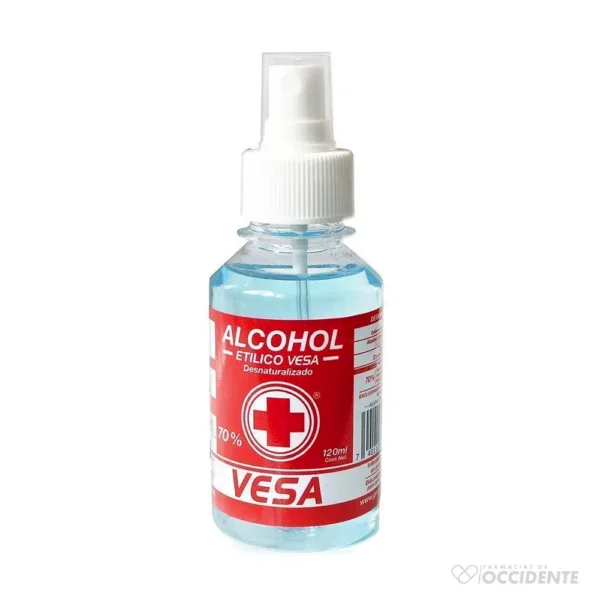 ALCOHOL ETILICO 70% SPRAY FCO 120ML (VESA)