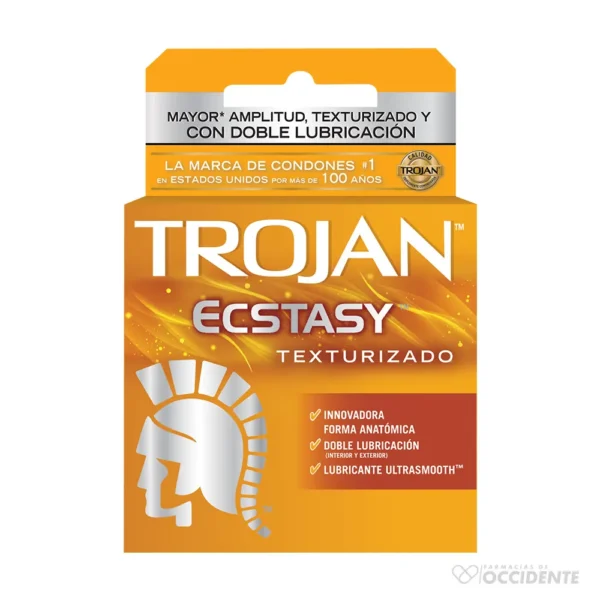 TROJAN ECSTSY TEXTURIZADO