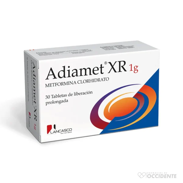 ADIAMET XR TABLETAS 1G X 30