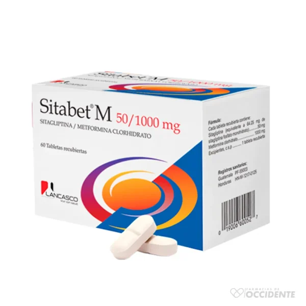 SITABET M TABLETAS 50/1000MG X 60