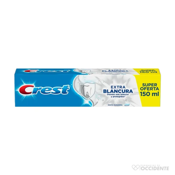 PASTA DENTAL CREST EXTRA BLANCURA X 150ML