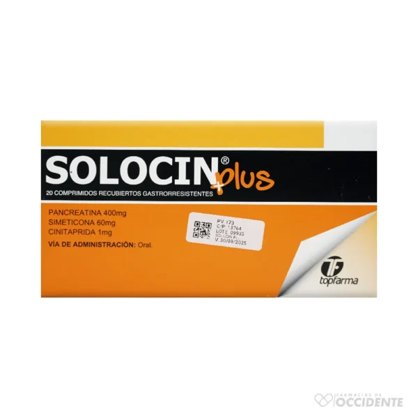 SOLOCIN PLUS COMPRIMIDOS x 20