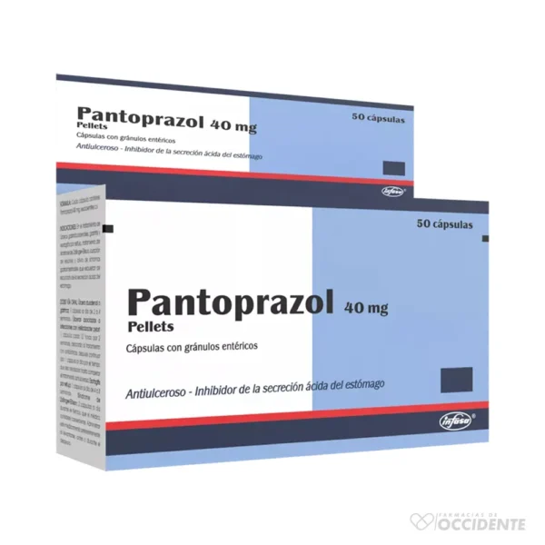 PANTOPRAZOL 40MG X 10 CAPS. (CAJA DE 5 BLISTER). INFASA