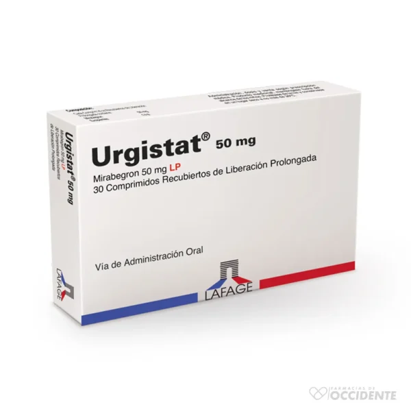 URGISTAT 50 MG X 30 TABLETAS