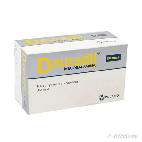 DAURADIL 500MCG X 1 COMPRIMIDO (CAJA DE 100 UNIDADES)