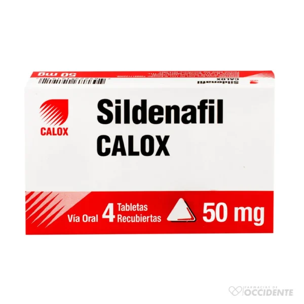 SILDENAFIL CALOX TABLETA 100MG X 2 Sueltas (CAJA 4)