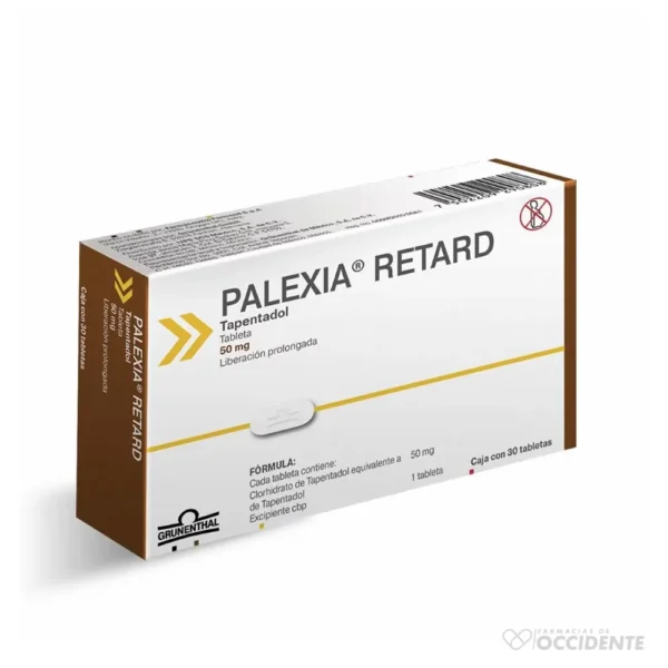 PALEXIS RETARD 50MG X 30 COMPRIMIDOS