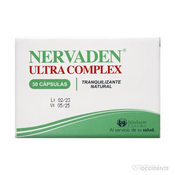 NERVADEN ULTRA COMPLEX CAPSULAS X 1 (CAJA DE 30 UNIDADES)