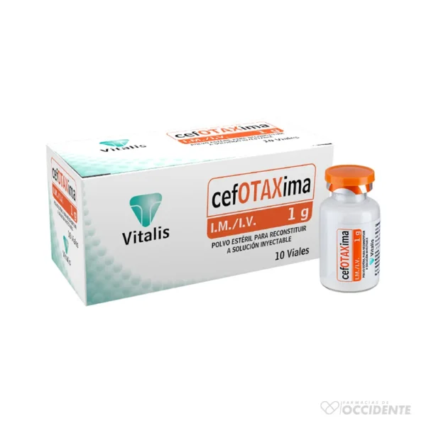 CEFOTAXIMA 1G VIAL IM/IV. VITALIS