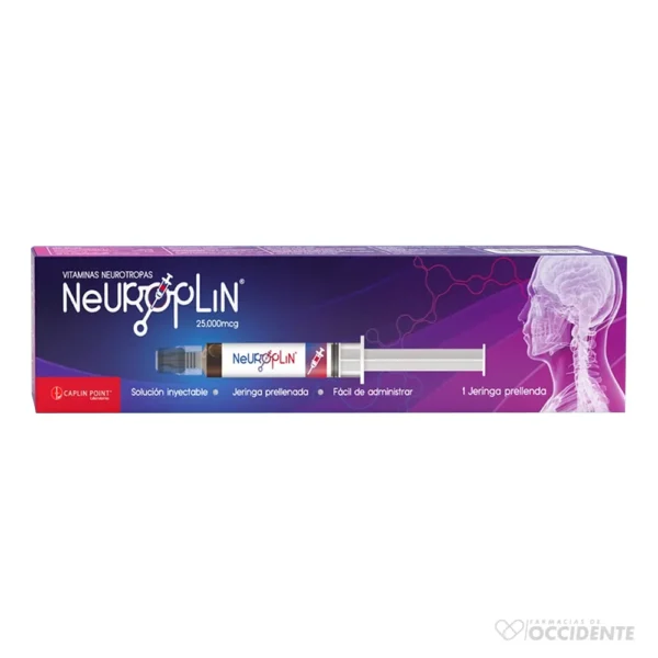 NEUROPLIN 25000MCG INY (VITAMINAS NEUROTROPAS)