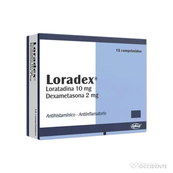 LORADEX COMPRIMIDOS 10MG/2MG X 15