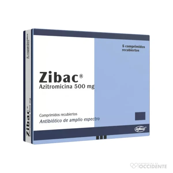 ZIBAC 500 MG COMPRIMIDOS X 5