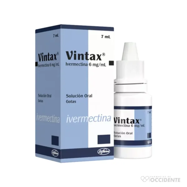 VINTAX SOL ORAL 6MG X 7ML GOTAS (IVERMECTINA)