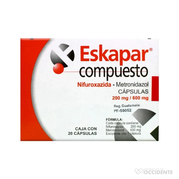 ESKAPAR COMPUESTO CAPSULAS X 20