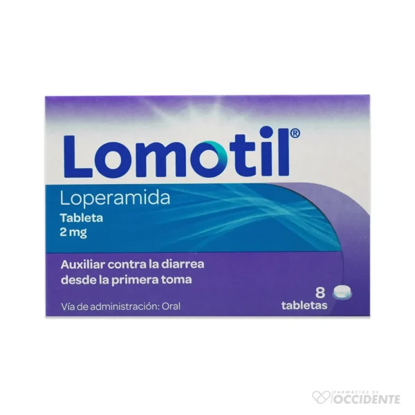 LOMOTIL 2MG X 8 TABLETAS