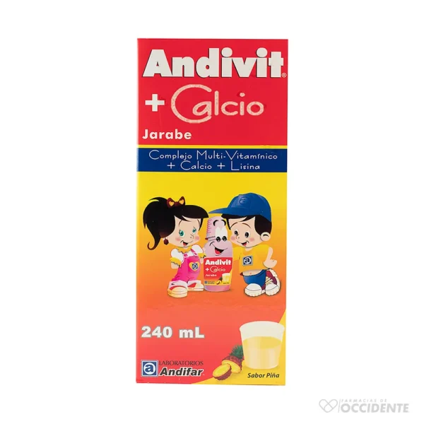 ANDIVIT CALCIO JARABE X 240ML