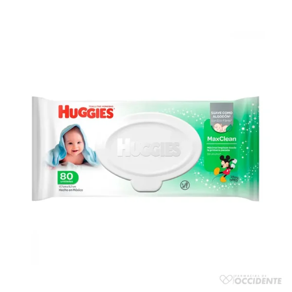 HUGGIES TOA HUM MAX CLEAN x 80