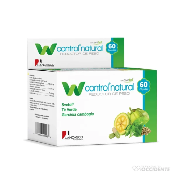 W CONTROL NATURAL X 60 CAPSULAS