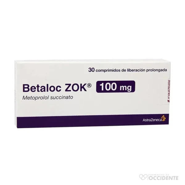 BETALOC ZOK 100MG X 30 TABLETAS