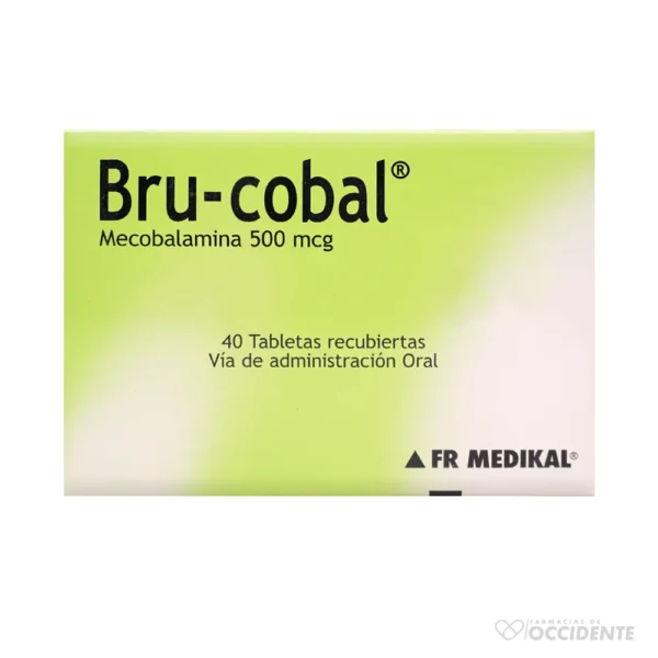 BRU-COBAL 500MG TABLETAS X 40