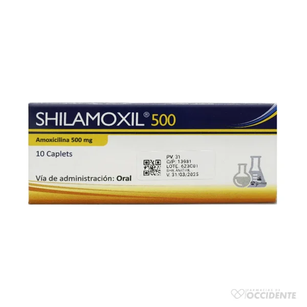 SHILAMOXIL 500 TABLETAS X 10