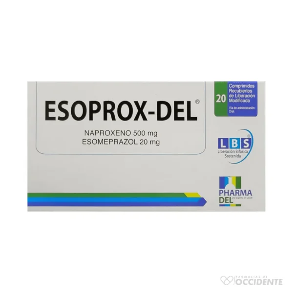 ESOPROX-DEL COMPRIMIDOS REC. X 20