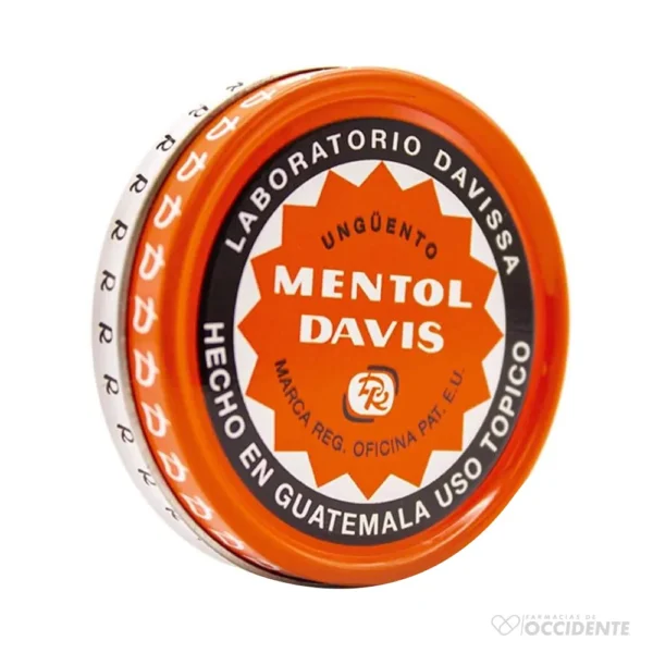 MENTOL DAVIS 12G X 1 GDE