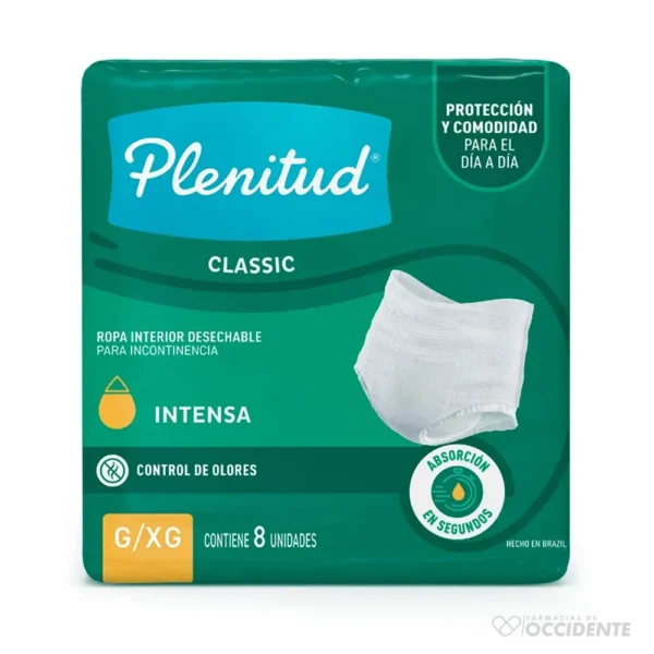 DEPEND PLENITUD CLASSIC L/XL X 1 (BOLSA 8 UNIDADES)