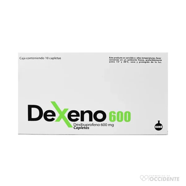 DEXENO CAPLETS 600MG X 10