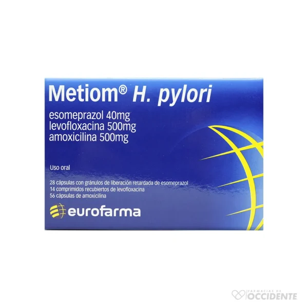 METIOM H PYLORI 84 CAP +14 COMPS (14 BLISTER)