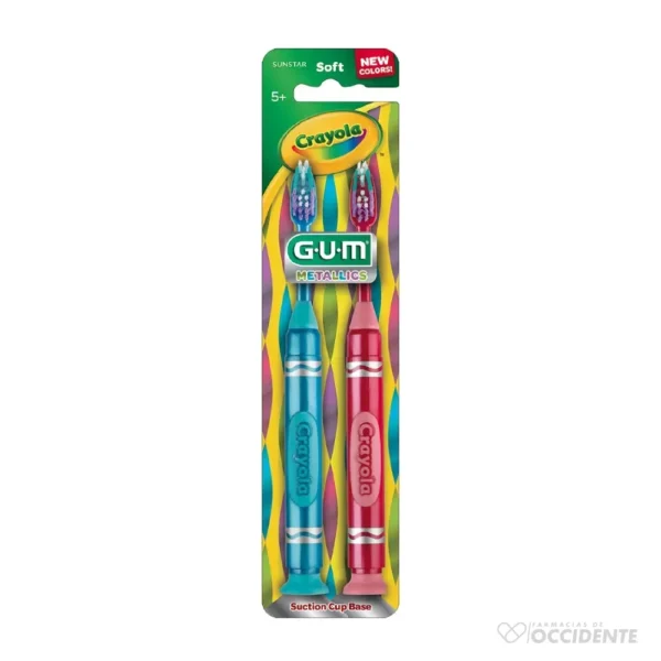 CEPILLO CRAYOLA (2X1) PARA NIÑOS DE 6-10 AÑOS (BU227KK)