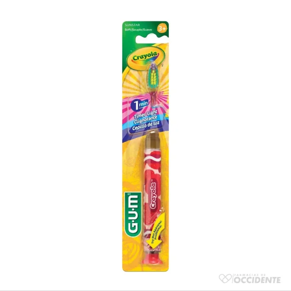 CEPILLO CRAYOLA CON LUZ PARA NIÑOS DE 6-10 AÑOS (BU202)