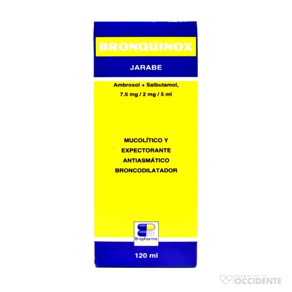 BRONQUINOX JARABE 7.5MG/2MG x 120ML