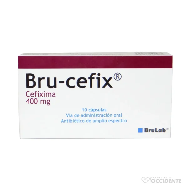 BRUCEFIX CAPSULAS 400MG X 10