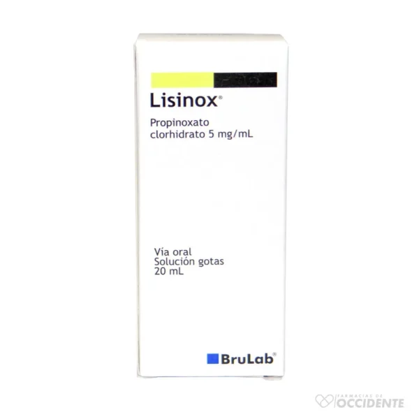 LISINOX GOTAS 4MG/ML X 20ML