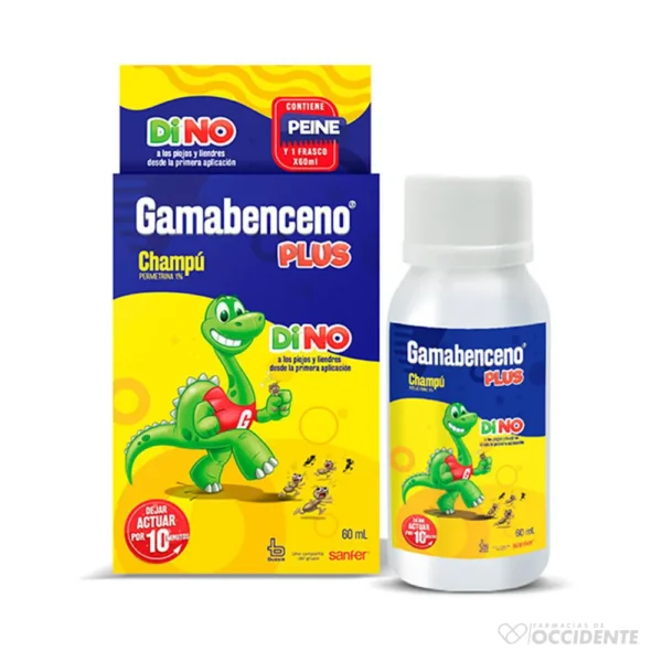 GAMABENCENO PLUS SHAMPO 60ML