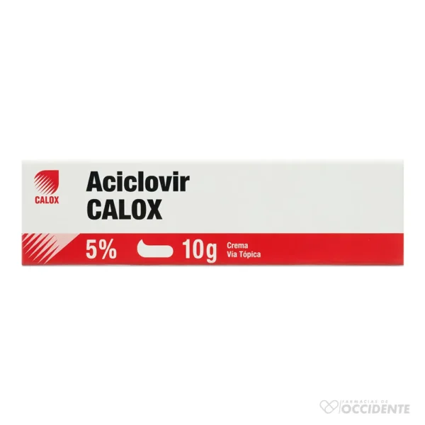 ACICLOVIR CALOX CREMA TOPICA AL 5% X 10 GRS