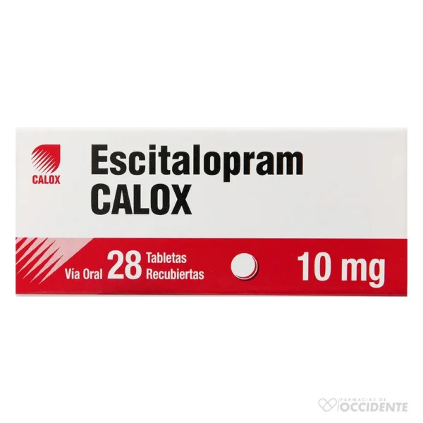 ESCITALOPRAM CALOX TABLETAS 10MG X 28