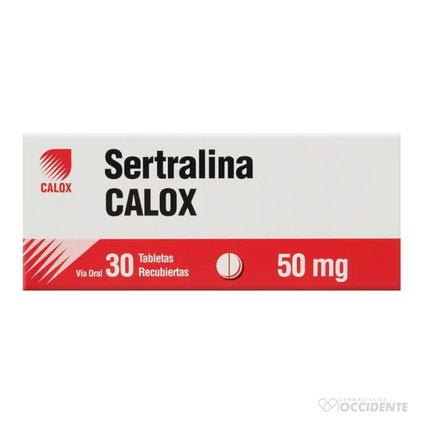 SERTRALINA CALOX TABLETAS 50MG X 30