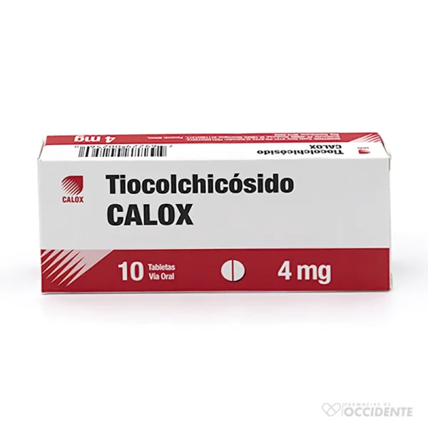 TIOCOLCHICOSIDO CALOX 4MG X 10