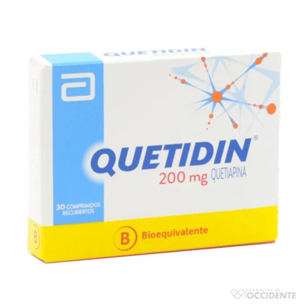 QUETIDIN COMPRIMIDOS 200MG X 30