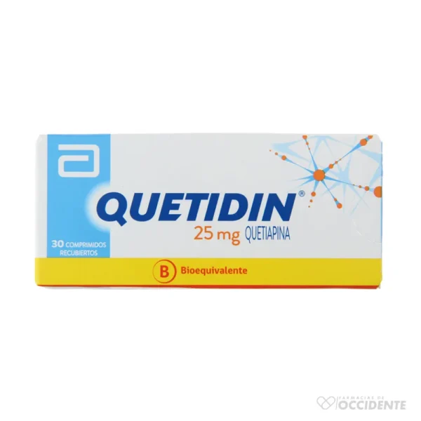 QUETIDIN COMPRIMIDOS 25MG X 30