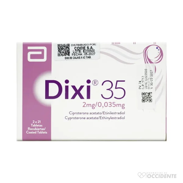 DIXI 35 TABLETAS x 21 blister (CAJA DE 2 BLISTER)