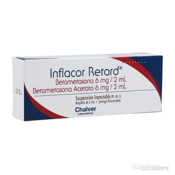 INFLACOR RETARD 6 6 X 1 AMPOLLA