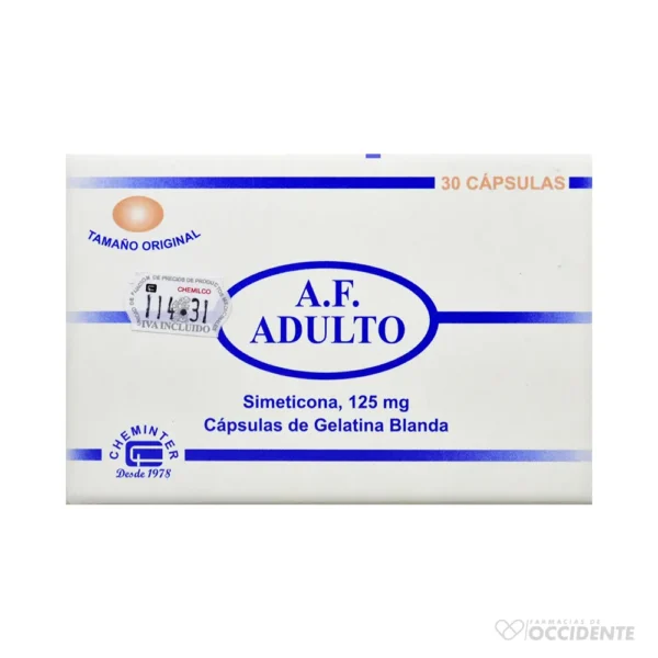 AF-ADULTO CAPSULA GELATINA BLANDA 125MG X 30