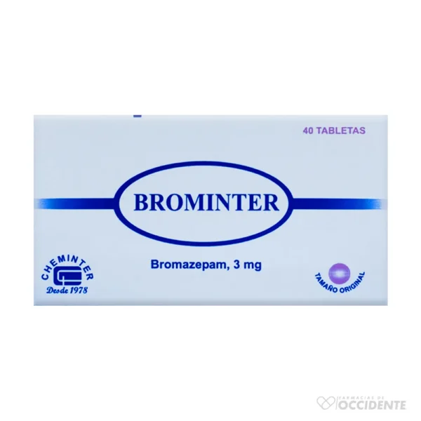 CTRL BROMINTER 3 MG X 40 TABS.