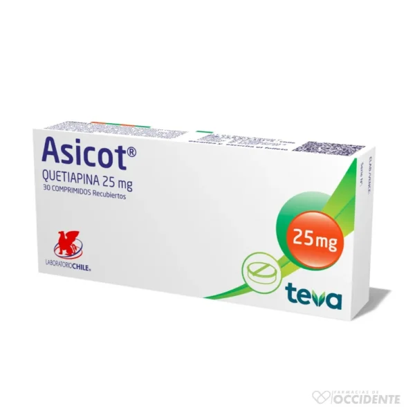 ASICOT COMPRIMIDOS 25MG X 30